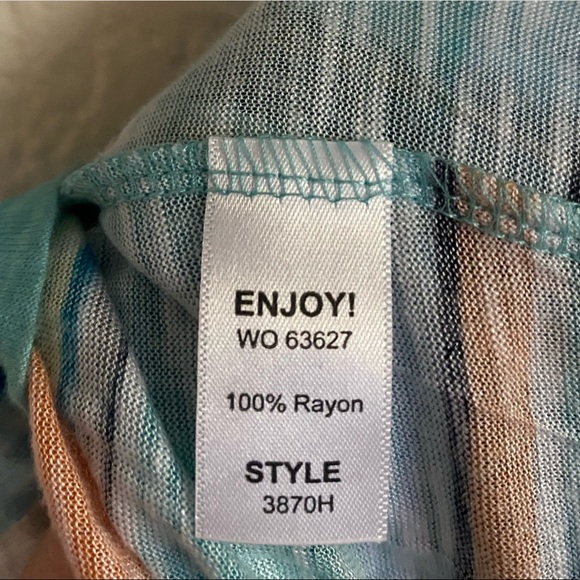 Michael Stars Halter Multi Color Striped Cotton Maxi Summer Dress - Picture 11 of 12